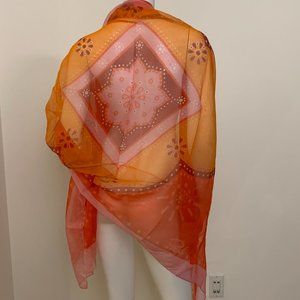 Parah 43" X 70" Semi-transparent patterned sarong